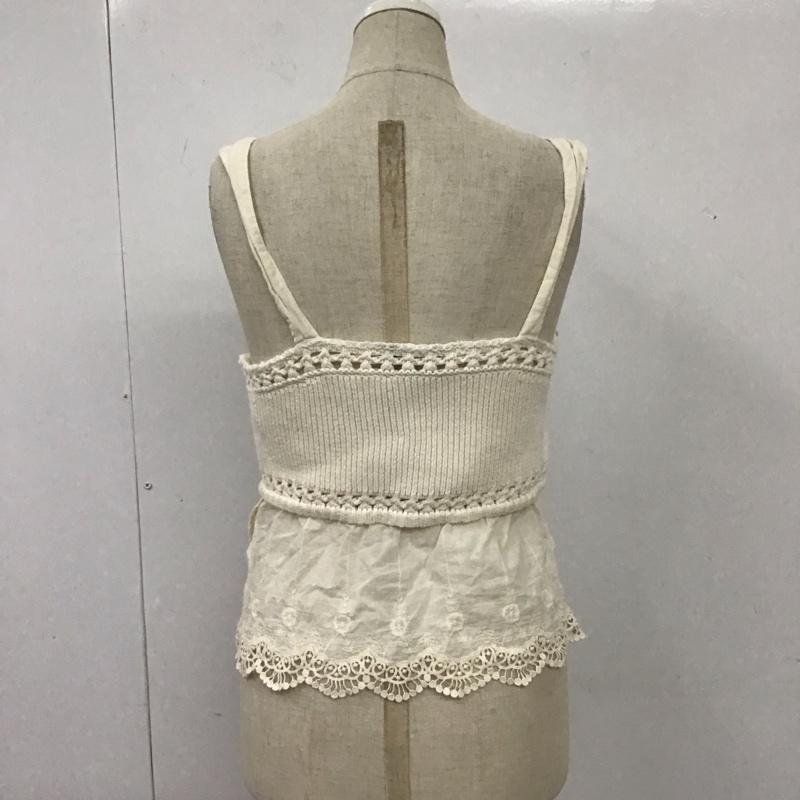 ザラ ZARA キャミソール キャミソール ビスチェ S 無地 オフホワイト / オフホワイト /  レディース USED 古着 中古 10114142
