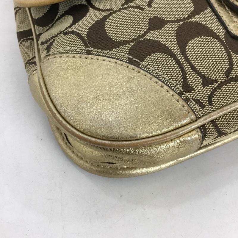 コーチ COACH ショルダーバッグ ショルダーバッグ F10567 シグネチャー 総柄 ベージュ / ベージュ /  レディース USED 古着 中古 10147726