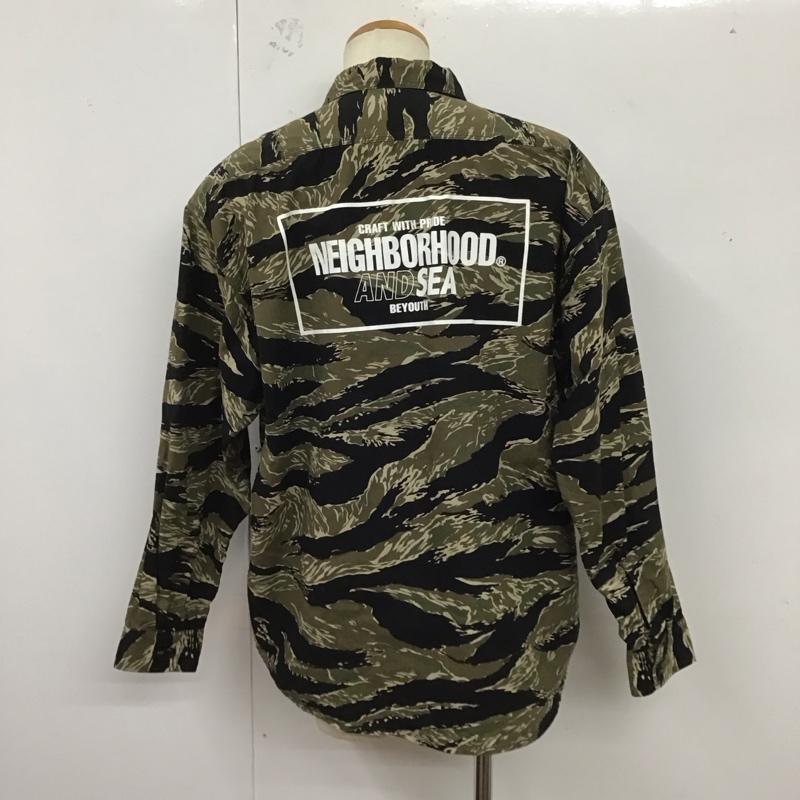 ネイバーフッド NEIGHBORHOOD シャツ、ブラウス 長袖 長袖シャツ カラーシャツ ポケットシャツ 長袖カットソー 総柄シャツ L 総柄 マルチカラー / マルチカラー /  メンズ USED 古着 中古 10124700