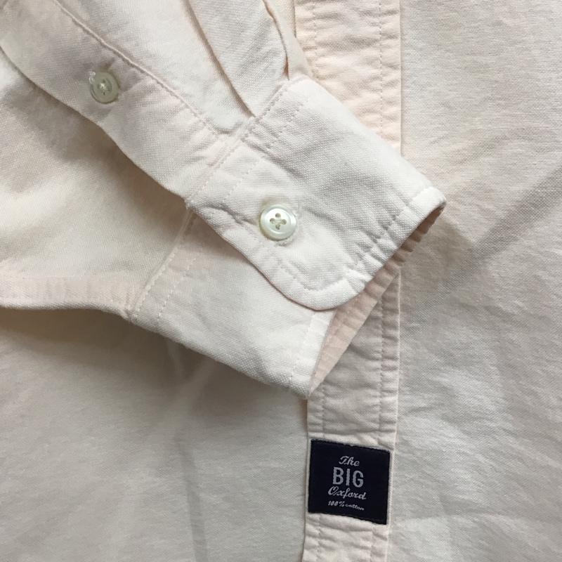 ギャップ GAP シャツ、ブラウス 長袖 長袖シャツ カラーシャツ ポケットシャツ ボタンダウンシャツ 90s oxford XL 無地 桃 / ピンク /  メンズ USED 古着 中古 10120022