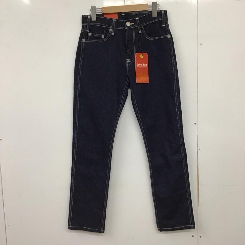 リーバイスレッド Levi s RED パンツ デニム、ジーンズ デニムパンツ スリムパンツ カジュアルパンツ ストレッチパンツ 28インチ 無地 インディゴ / インディゴ /  メンズ USED 古着 中古 10150058