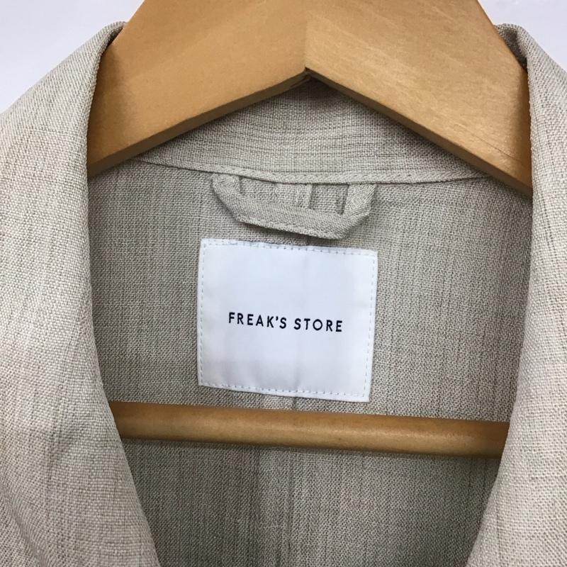 フリークスストア FREAK S STORE シャツ、ブラウス 半袖 L 無地 ベージュ / ベージュ /  メンズ USED 古着 中古 10129834