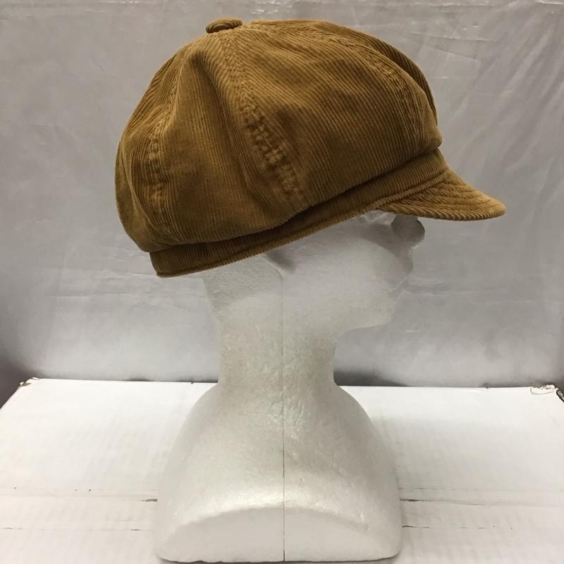 ニューヨークハット NEW YORK HAT 帽子 キャップ コーデュロイ キャスケット 無地 茶 / ブラウン /  メンズ USED 古着 中古 10121635