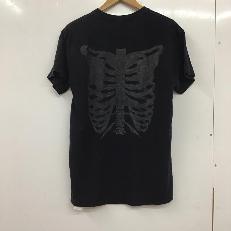 ロンリー LONELY論理 Tシャツ 半袖 半袖カットソー プリントTシャツ クルーネックカットソー プリント 黒 / ブラック /  メンズ USED 古着 中古 10135494