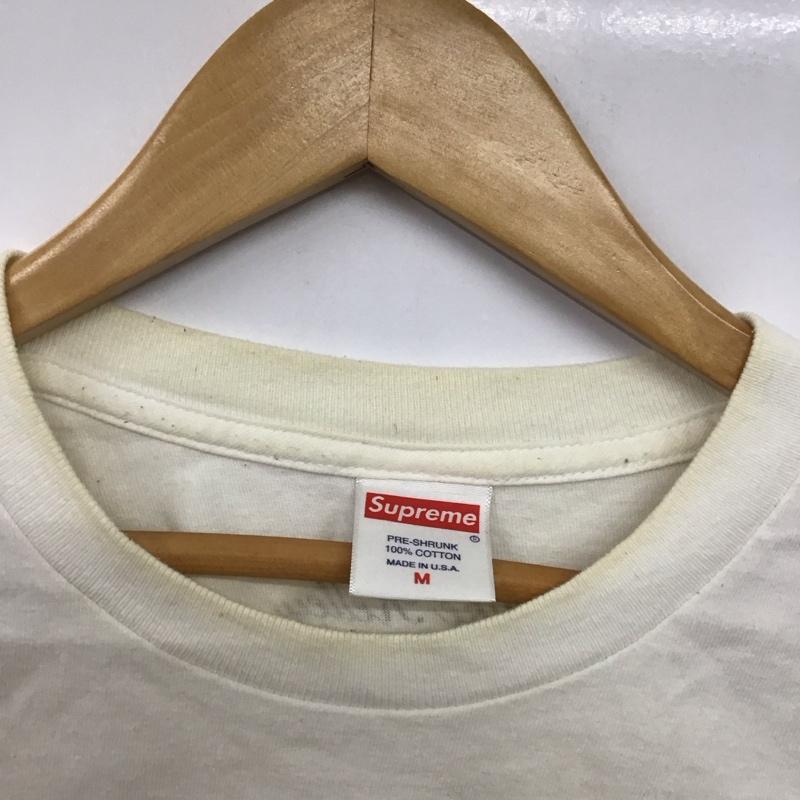シュプリーム Supreme Tシャツ 半袖 Hiding from indians Tee Mike Kelley 18AW 18FW M プリント 白 / ホワイト /  メンズ USED 古着 中古 10144027