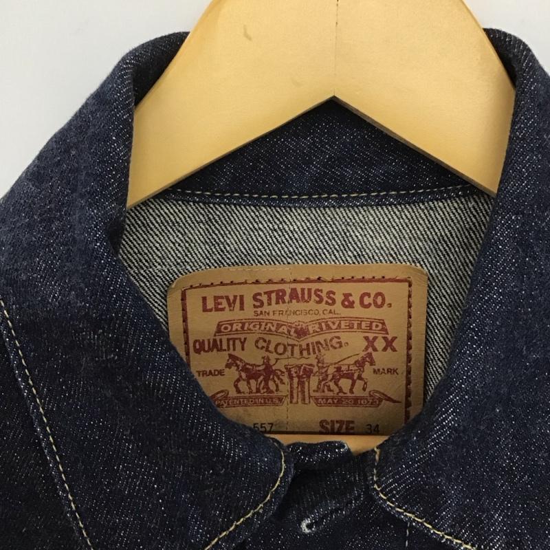 リーバイストラウスアンドコー Levi Strauss & co. ジャケット、上着 ジャケット、ブレザー デニムジャケット Gジャン アウター カジュアルジャケット 34 無地 インディゴ / インディゴ /  メンズ USED 古着 中古 10137483