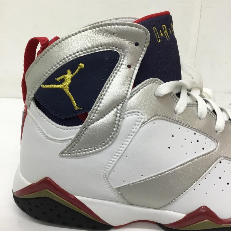 ナイキ NIKE スニーカー スニーカー 304775-171 AIR JORDAN 7 RETRO OLYMPIC 28.5cm ロゴ、文字 白 / ホワイト /  メンズ USED 古着 中古 10133946