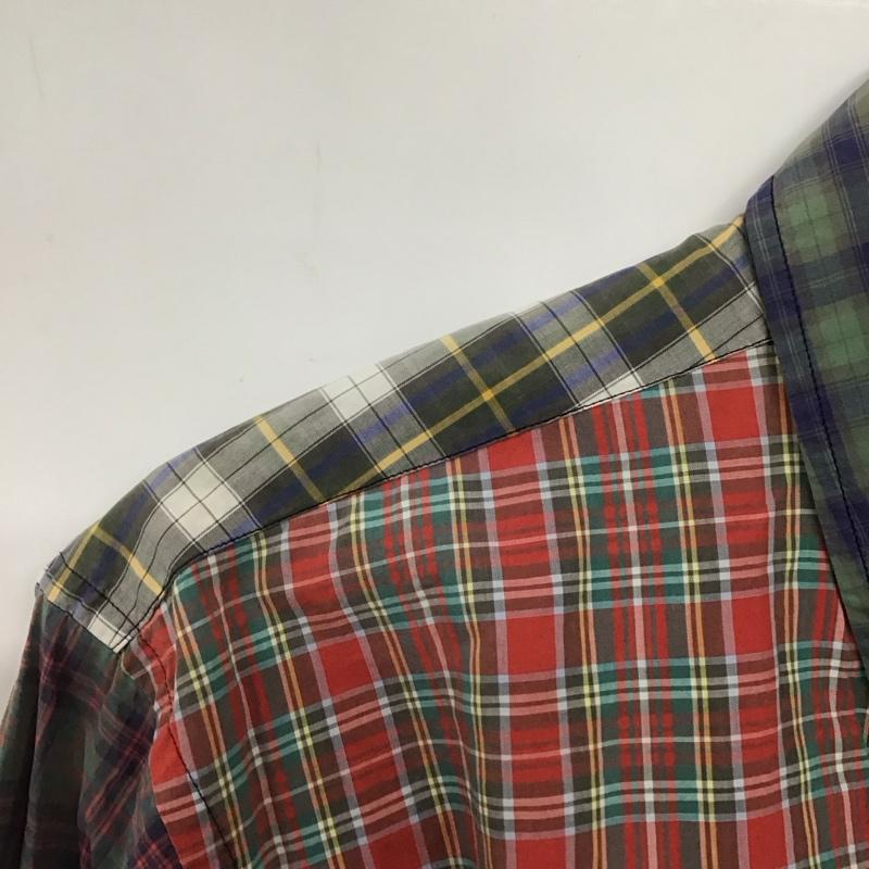 古着 USED シャツ、ブラウス 長袖 長袖シャツ チェックシャツ カラーシャツ ボタンダウンシャツ M チェック マルチカラー / マルチカラー /  メンズ USED 古着 中古 10145041