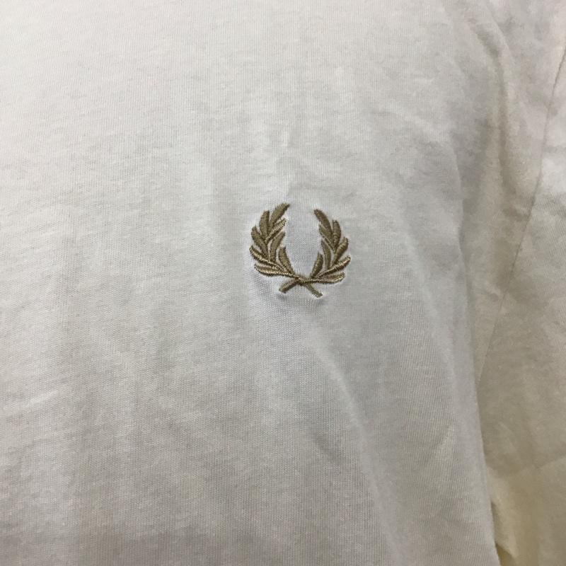 フレッドペリー FRED PERRY Tシャツ 半袖 M3519 Ringer クルーネック XL ワンポイント ベージュ / ベージュ /  メンズ USED 古着 中古 10119684