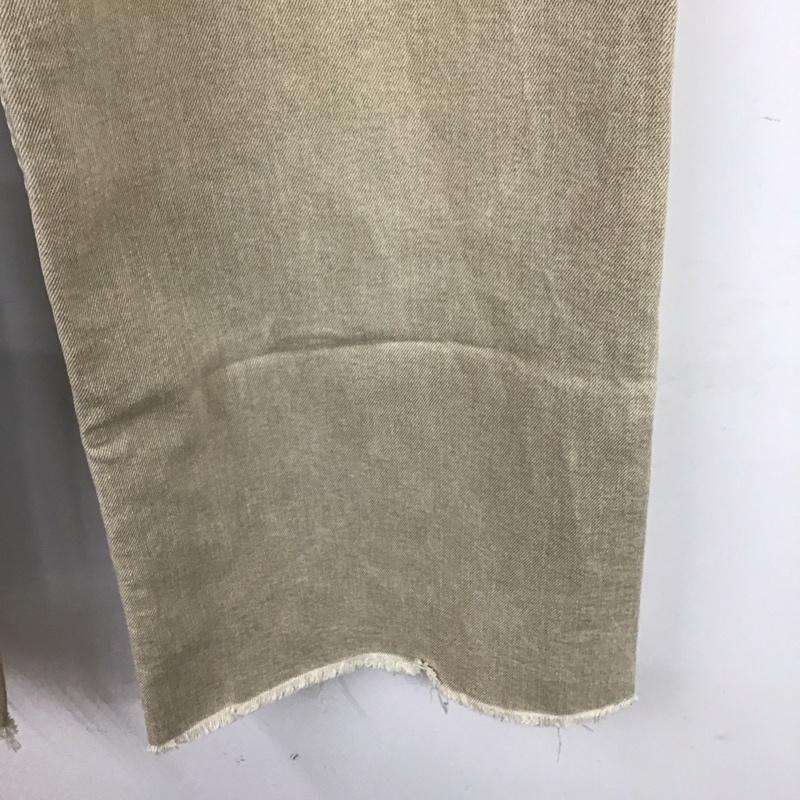ザラ ZARA パンツ デニム、ジーンズ 34 無地 ベージュ / ベージュ /  レディース USED 古着 中古 10131189