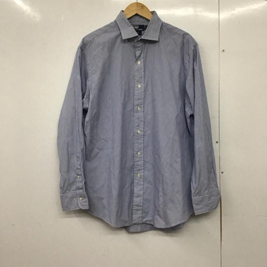 ポロバイラルフローレン Polo by RALPH LAUREN シャツ、ブラウス 長袖 長袖シャツ ストライプシャツ カラーシャツ ストライプ 白 / ホワイト / X 水色 / ライトブルー /  メンズ USED 古着 中古 10150368