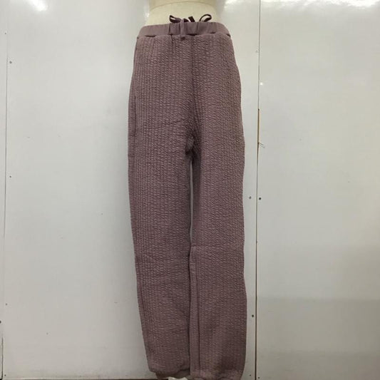 フリークスストア FREAK S STORE ボトムス ボトムス ジャガードキルトスウェットパンツ M 無地 紫 / パープル /  レディース USED 古着 中古 10124024