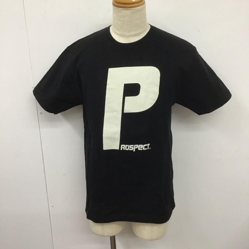 プロスペクト PROSPECT Tシャツ 半袖 半袖カットソー プリントTシャツ クルーネックカットソー M ロゴ、文字 黒 / ブラック /  メンズ USED 古着 中古 10126625
