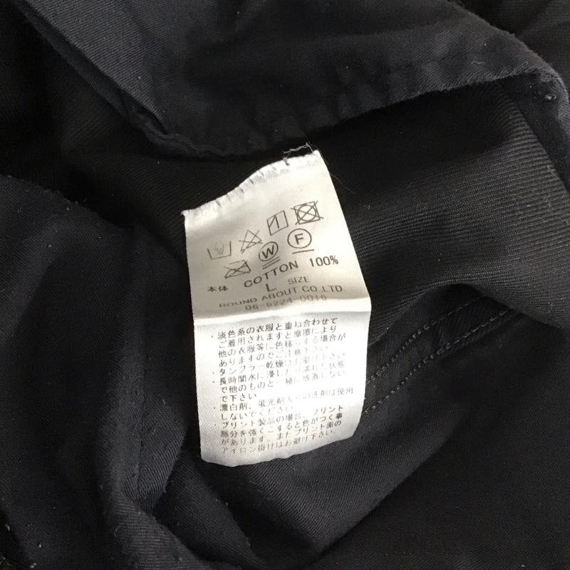 フカミ HUKAMI パンツ ワークパンツ、ペインターパンツ カーゴパンツ L 無地 黒 / ブラック /  メンズ USED 古着 中古 10106818