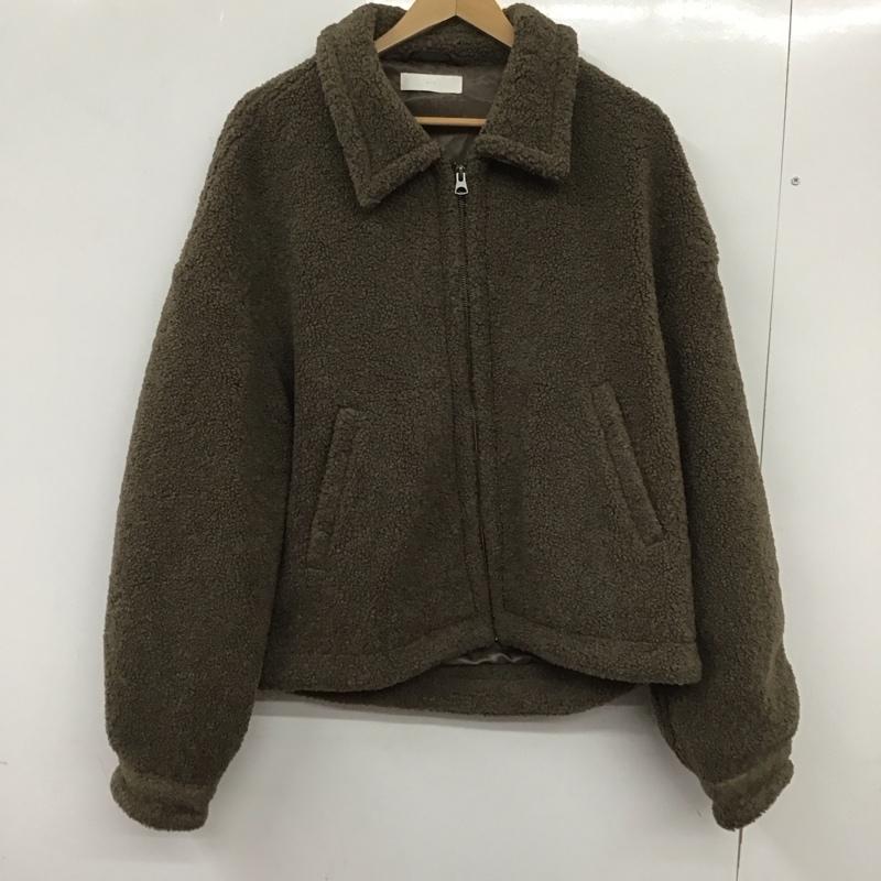 ウィム バイ リドム WYM LIDNM ジャケット、上着 ジャンパー、ブルゾン WYco680 ボアジャケット L 無地 茶 / ブラウン /  メンズ USED 古着 中古 10136896