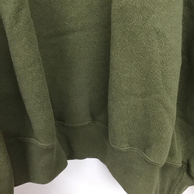 古着 USED トレーナー 長袖 長袖トレーナー スウェット クルーネック プルオーバー XL ロゴ、文字 カーキ / カーキ /  メンズ USED 古着 中古 10142352