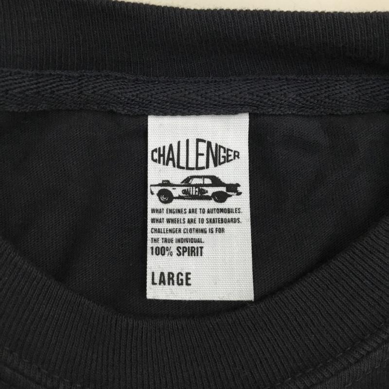 チャレンジャー CHALLENGER Tシャツ 半袖 CLG-TS 022-012 Gary YAMAMOTO BAITS TEE バックプリント L ロゴ、文字 黒 / ブラック /  メンズ USED 古着 中古 10109679
