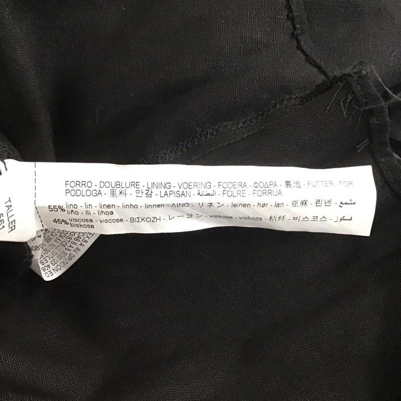 ザラ ZARA ワンピース ロングスカート 2741 041 800 キャミワンピース リネン混 XS 無地 黒 / ブラック /  レディース USED 古着 中古 10109496