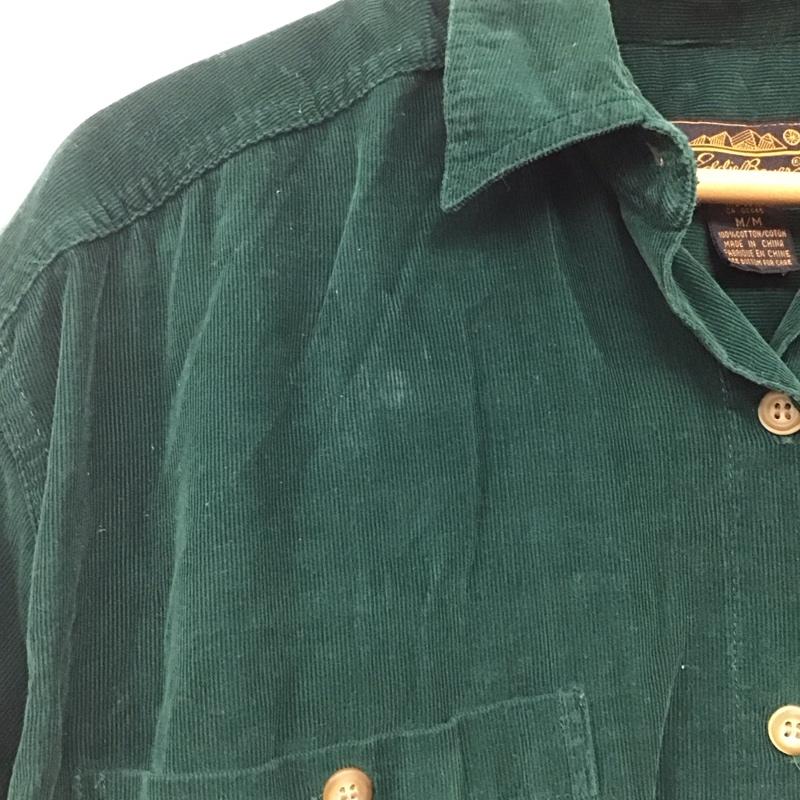 エディーバウアー Eddie Bauer ワンピース ひざ丈スカート M 無地 緑 / グリーン /  レディース USED 古着 中古 10145014