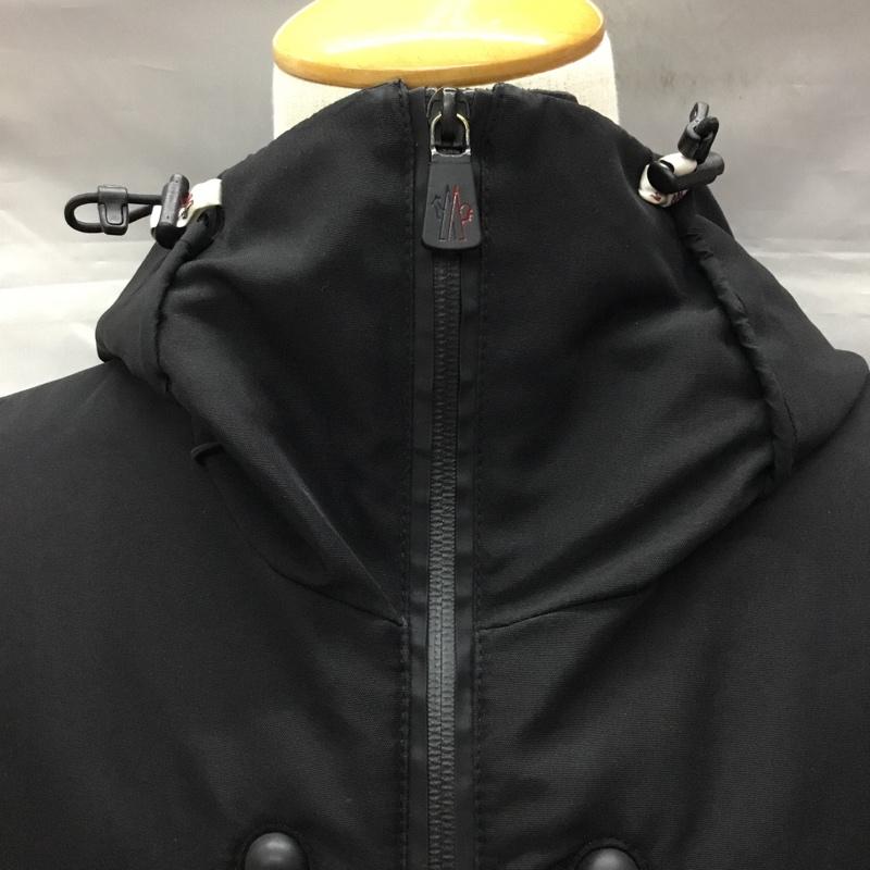 モンクレール MONCLER ジャケット、上着 ジャンパー、ブルゾン ジップアップジャケット ジャンパー パーカージャケット アウター 0 ロゴ、文字 黒 / ブラック /  メンズ USED 古着 中古 10118672