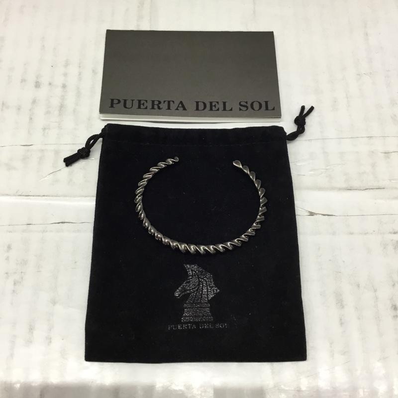 プエルタデルソル PUERTA DEL SOL アクセサリー ブレスレット、バングル BR952BK SILVER950  黒 / ブラック /  メンズ USED 古着 中古 10107917