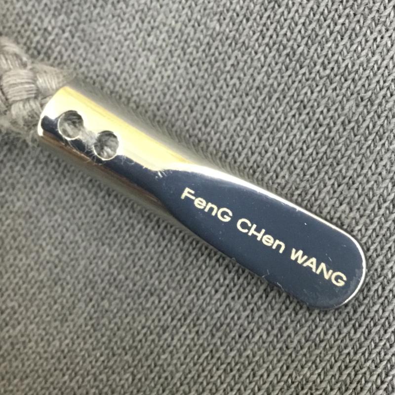 ＵＳフルギ US古着 パーカー 長袖 feng chen wang FMF14HD04G M ロゴ、文字 ダークグレー / ダークグレー / X チャコールグレー / チャコールグレー /  メンズ USED 古着 中古 10142207