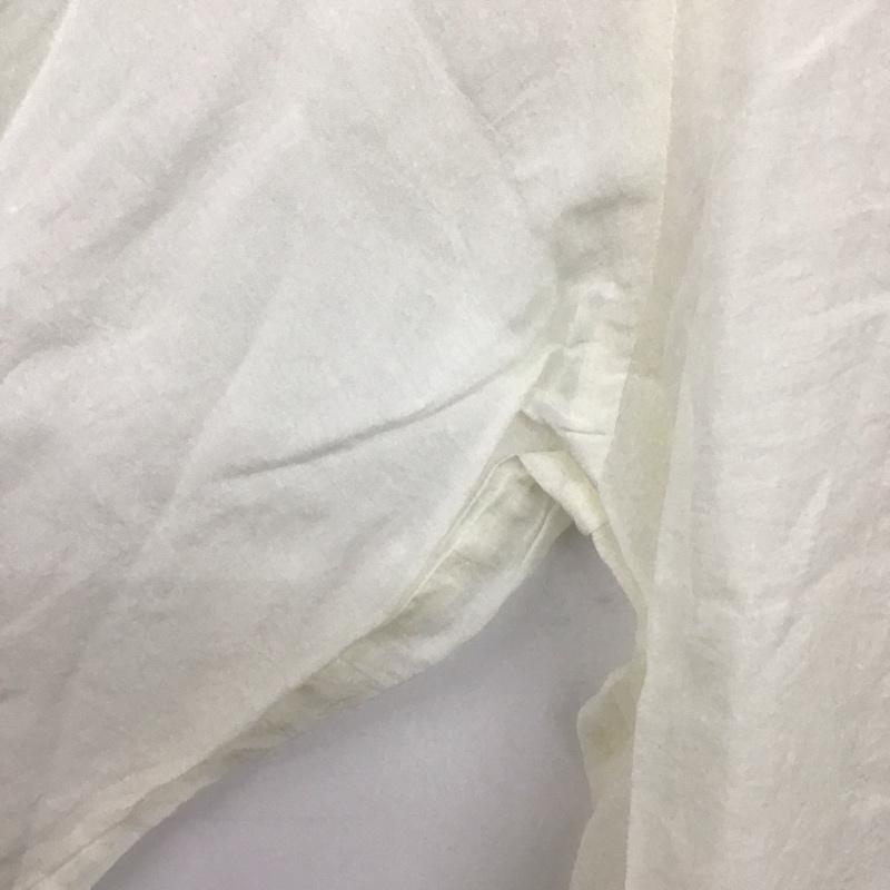 ローリーズファーム LOWRYS FARM シャツ、ブラウス 長袖 FREE 無地 白 / ホワイト /  レディース USED 古着 中古 10143998