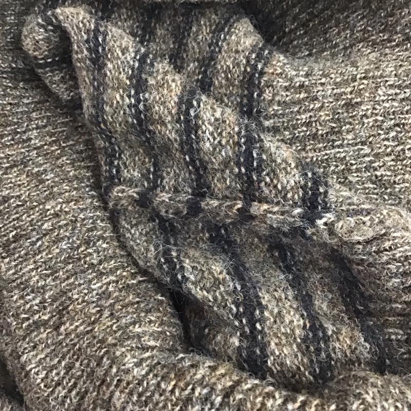 古着 USED ニット、セーター 長袖 長袖ニットカットソー クルーネック セーター イタリア製 M ボーダー柄 マルチカラー / マルチカラー /  メンズ USED 古着 中古 10144771