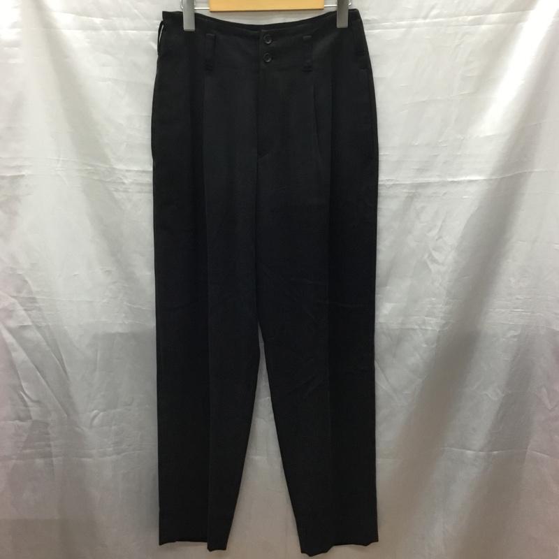 イッセイミヤケ ISSEY MIYAKE パンツ スラックス スラックスパンツ ワイドパンツ カジュアルパンツ 90s 00s 無地 黒 / ブラック /  メンズ USED 古着 中古 10118681