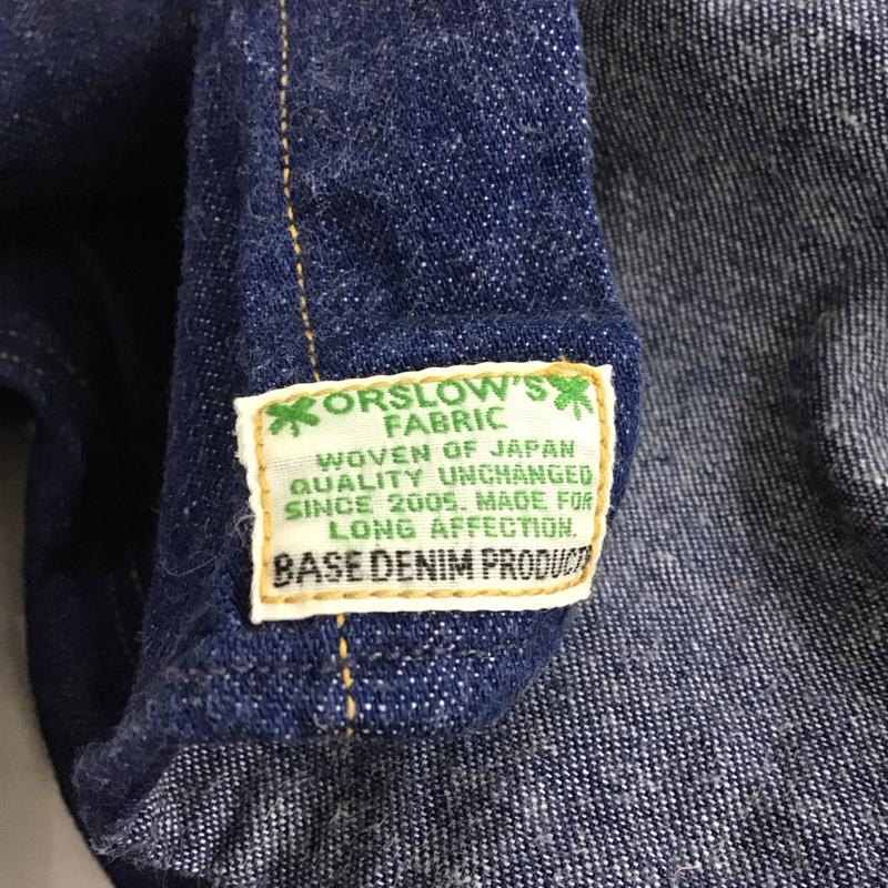 オアスロウ orSlow シャツ、ブラウス 長袖 長袖シャツ 無地シャツ カラーシャツ デニムシャツ 2 無地 インディゴ / インディゴ /  メンズ USED 古着 中古 10130909