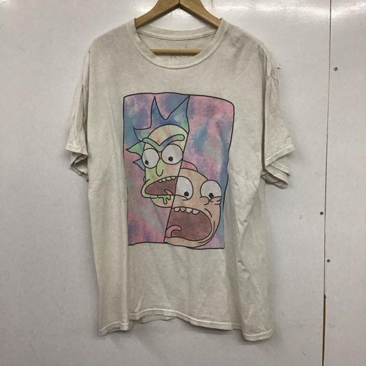 古着 USED Tシャツ 半袖 半袖カットソー プリントTシャツ クルーネックカットソー 古着 L プリント 白 / ホワイト /  メンズ USED 古着 中古 10138625