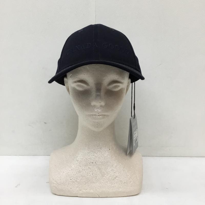 カナダグース CANADA GOOSE 帽子 キャップ CANADA GOOSE × NEW ERA WORDMARK ADJUSTABLE CAP 5426M ロゴ、文字 紺 / ネイビー /  メンズ USED 古着 中古 10134490