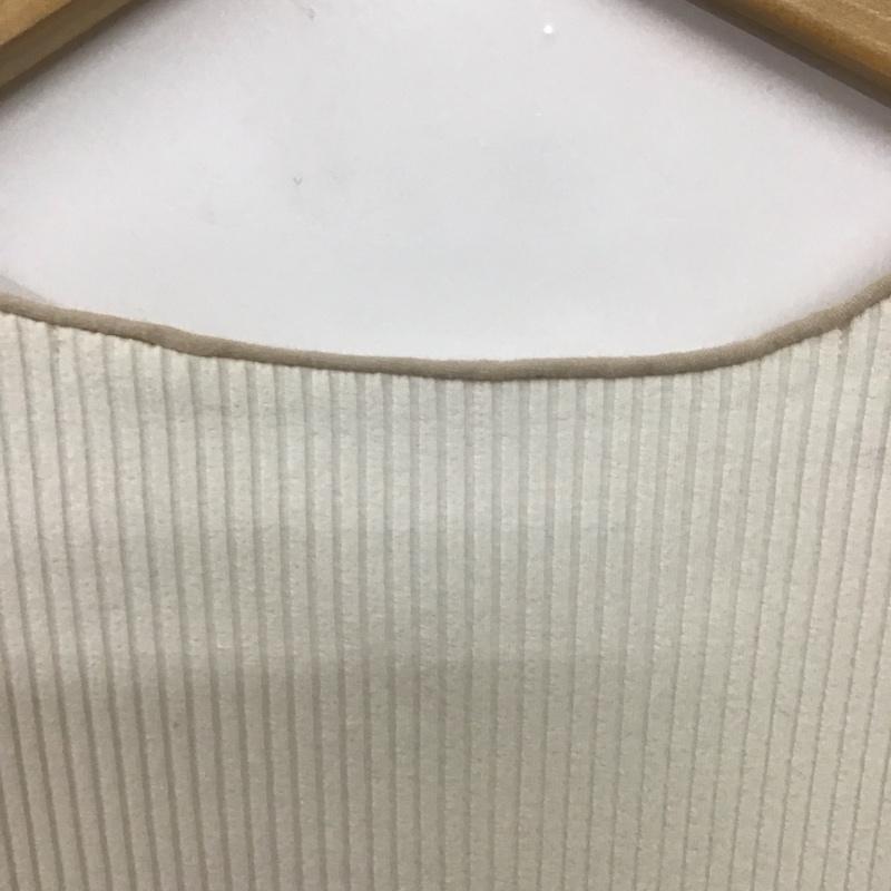 ノーリーズ NOLLEY S ベスト ベスト 1-0035-2-03-010 カットベスト サイドリボン 38 無地 アイボリー / アイボリー /  レディース USED 古着 中古 10142145