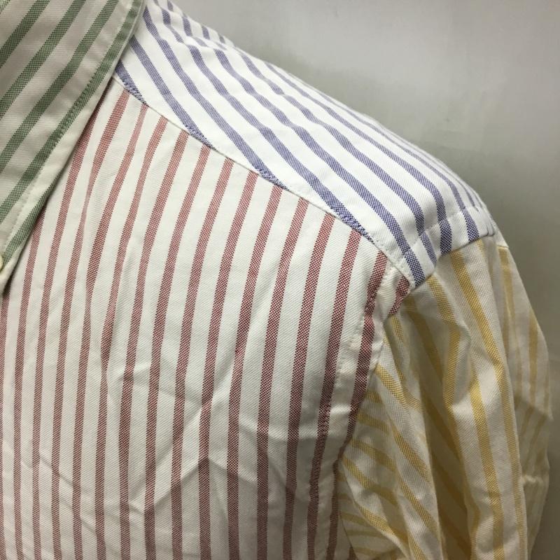 ブルックスブラザーズ BROOKS BROTHERS シャツ、ブラウス 長袖 ボタンダウンシャツ XS ストライプ マルチカラー / マルチカラー /  メンズ USED 古着 中古 10112747