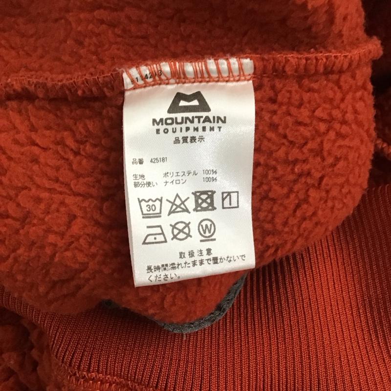 マウンテンイクイップメント MOUNTAIN EQUIPMENT トレーナー 長袖 425181 ボアスウェット S 無地 えんじ / ワインレッド /  メンズ USED 古着 中古 10123885