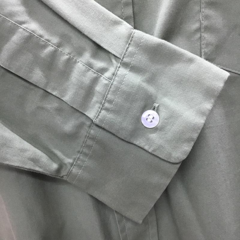 テンダーロイン TENDERLOIN シャツ、ブラウス 長袖 長袖シャツ カラーシャツ ポケットシャツ 長袖カットソー ミリタリーシャツ L ロゴ、文字 カーキ / カーキ /  メンズ USED 古着 中古 10114888