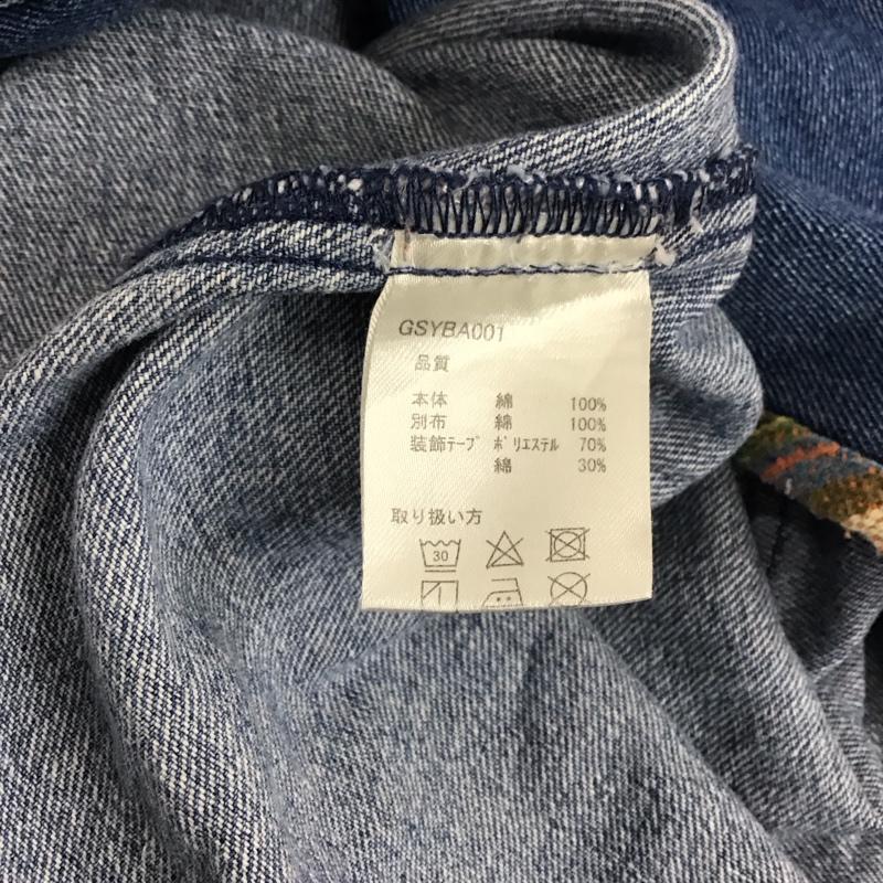 チチカカ TITICACA ジャケット、上着 ジャケット、ブレザー GSYBA001 デニムコート ロング丈 フリンジ FREE 刺繍 青 / ブルー /  レディース USED 古着 中古 10112575