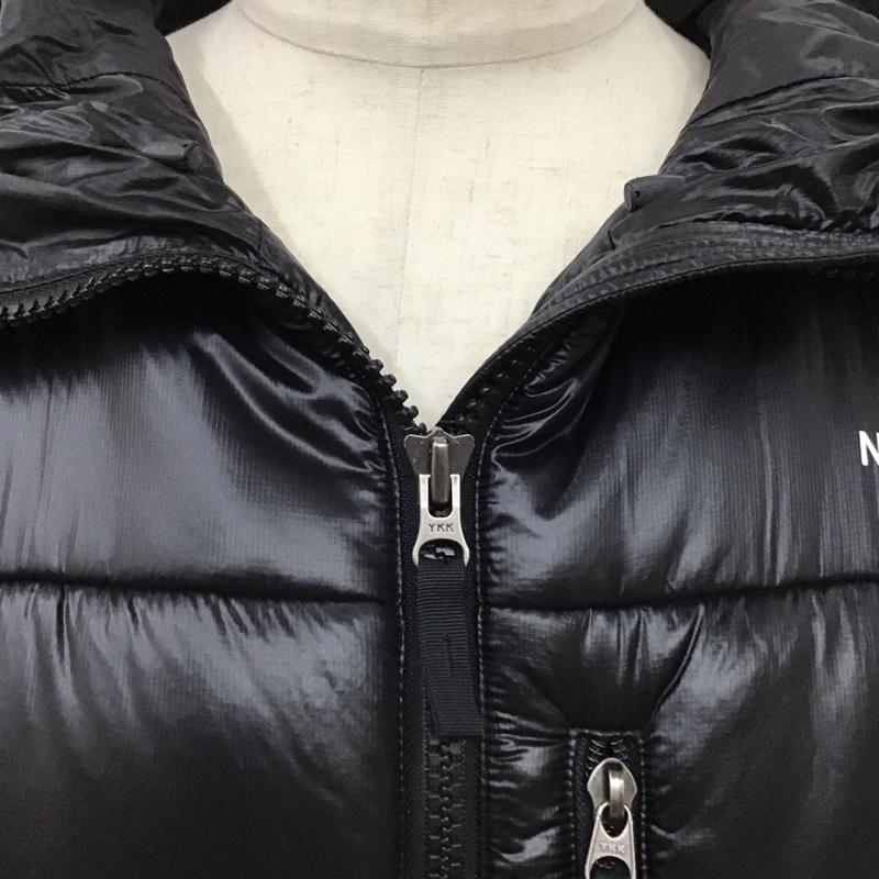 ザノースフェイス THE NORTH FACE ジャケット、上着 ジャンパー、ブルゾン ny81408z ダウンジャケット ジップアップジャケット アウター L ロゴ、文字 黒 / ブラック /  メンズ USED 古着 中古 10119152