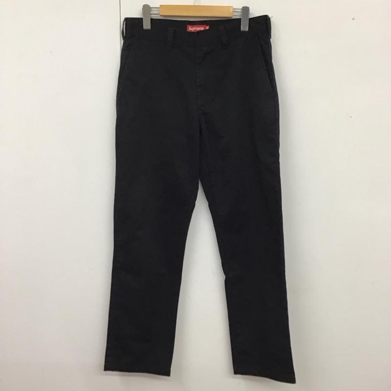 シュプリーム Supreme パンツ ワークパンツ、ペインターパンツ 2020SS WorkPant ワイドパンツ チノパン カジュアルパンツ 30インチ 無地 黒 / ブラック /  メンズ USED 古着 中古 10119692