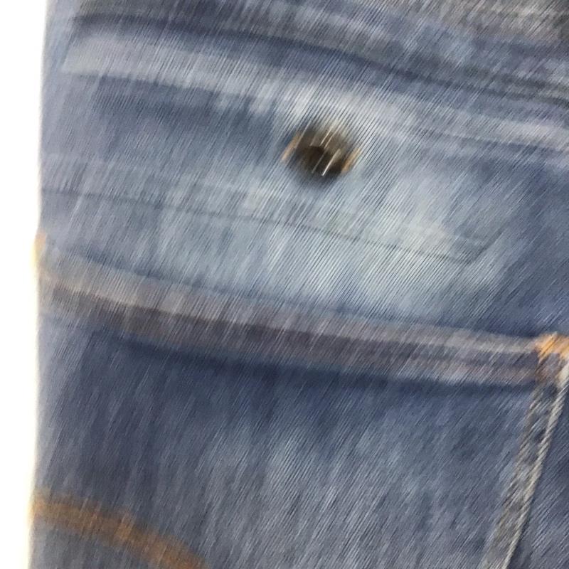 ジースターロゥ G-STAR RAW パンツ デニム、ジーンズ デニムパンツ スリムパンツ カジュアルパンツ ストレッチパンツ 32インチ ダメージ加工 インディゴ / インディゴ /  メンズ USED 古着 中古 10136584