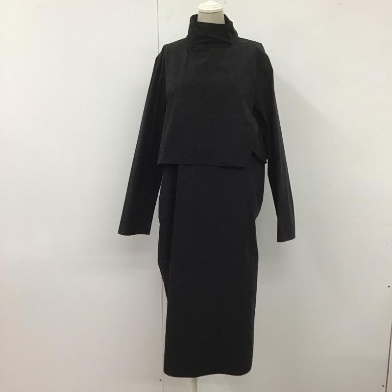 ユナイテッドアローズ UNITED ARROWS ワンピース ロングスカート 9126-604-0001 MARW 38 無地 黒 / ブラック /  レディース USED 古着 中古 10107326