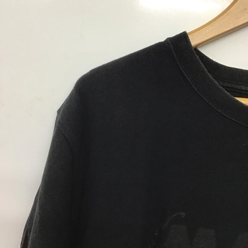 タカヒロ ミヤシタ ザ ソロイスト TAKAHIRO MIYASHITA The SoloIst. Tシャツ 半袖 半袖カットソー プリントTシャツ クルーネックカットソー tangtang L ロゴ、文字 黒 / ブラック /  メンズ USED 古着 中古 10148023