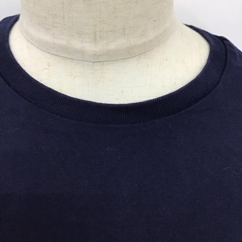 ポロラルフローレン POLO RALPH LAUREN Tシャツ 半袖 半袖カットソー プリントTシャツ クルーネックカットソー L ロゴ、文字 紺 / ネイビー /  メンズ USED 古着 中古 10120362