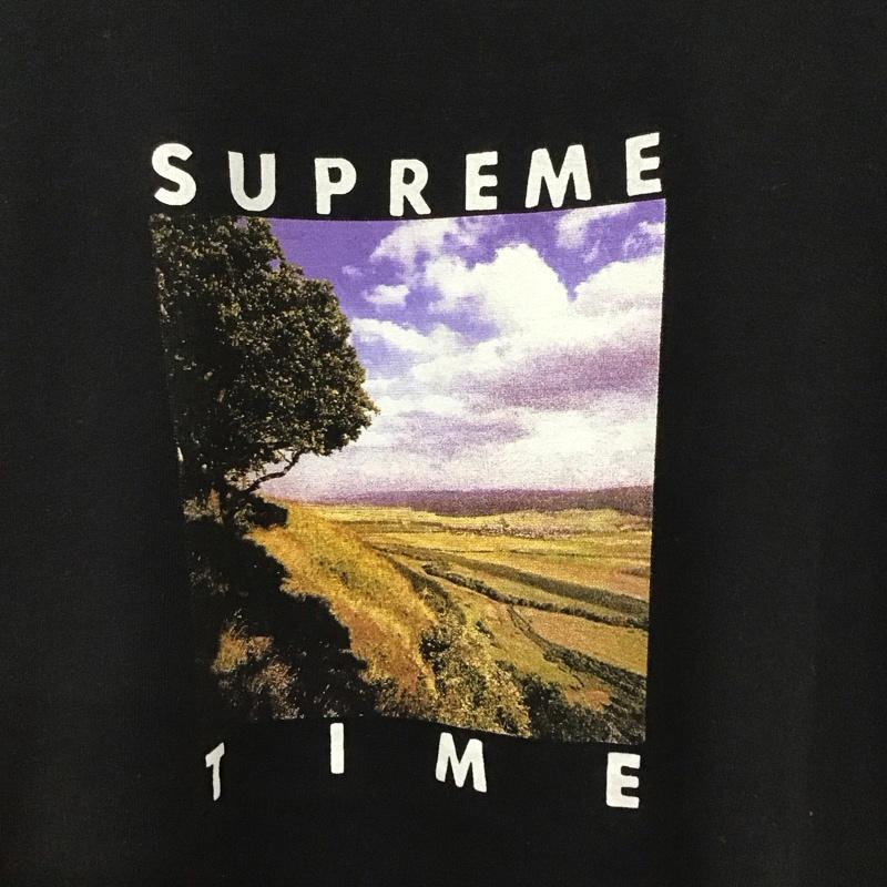 シュプリーム Supreme Tシャツ 半袖 20SS supremetimetee 半袖カットソー プリントTシャツ M プリント 黒 / ブラック /  メンズ USED 古着 中古 10129619