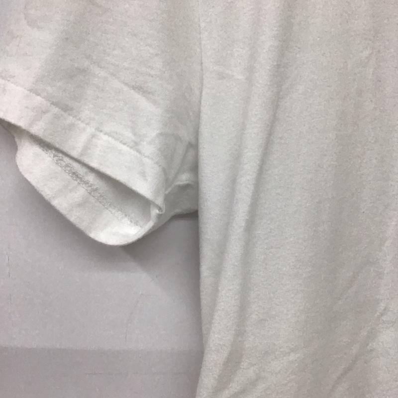 ポロラルフローレン POLO RALPH LAUREN Tシャツ 半袖 半袖カットソー 無地Tシャツ Vネックカットソー S ロゴ、文字 白 / ホワイト /  メンズ USED 古着 中古 10138919