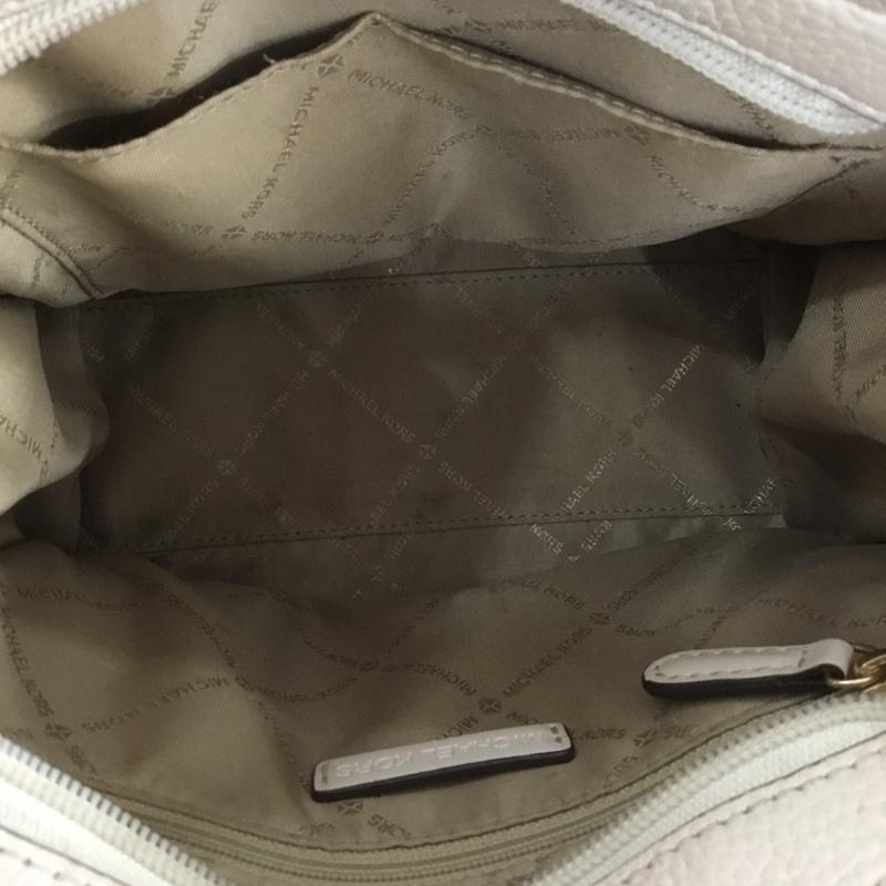 マイケルコース MICHAEL KORS ハンドバッグ ハンドバッグ 35S2G7ZC5L ロゴ、文字 アイボリー / アイボリー /  レディース USED 古着 中古 10138868
