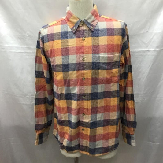 エディーバウアー Eddie Bauer シャツ、ブラウス 長袖 長袖シャツ カラーシャツ ポケットシャツ 長袖カットソー チェックシャツ S チェック マルチカラー / マルチカラー /  メンズ USED 古着 中古 10114806