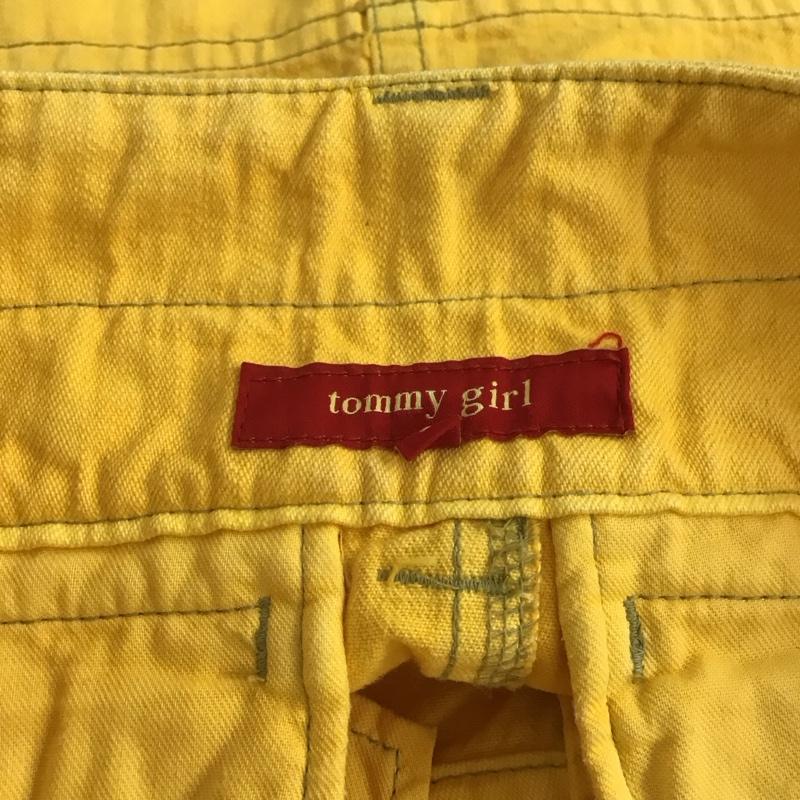 トミーガール tommy girl スカート ミニスカート S 無地 黄 / イエロー /  レディース USED 古着 中古 10146290