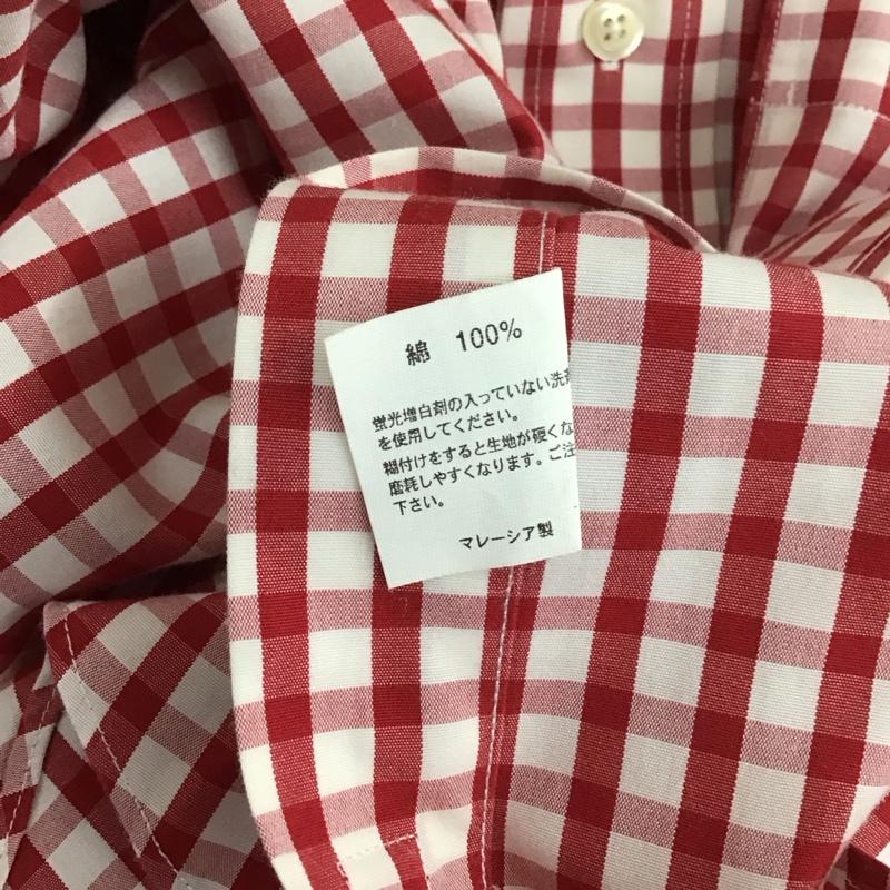 ブルックスブラザーズ BROOKS BROTHERS シャツ、ブラウス 長袖 長袖シャツ カラーシャツ ポケットシャツ 長袖カットソー チェックシャツ チェック 白 / ホワイト / X 赤 / レッド /  メンズ USED 古着 中古 10113008