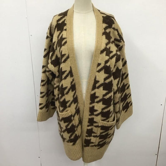 ローリーズファーム LOWRYS FARM カーディガン 長袖 長袖カーディガン 長袖カットソー ノーカラージャケット 前開カーディガン FREE プリント マルチカラー / マルチカラー /  レディース USED 古着 中古 10124734